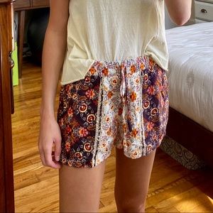 Gypsies & Moondust Patterned Shorts